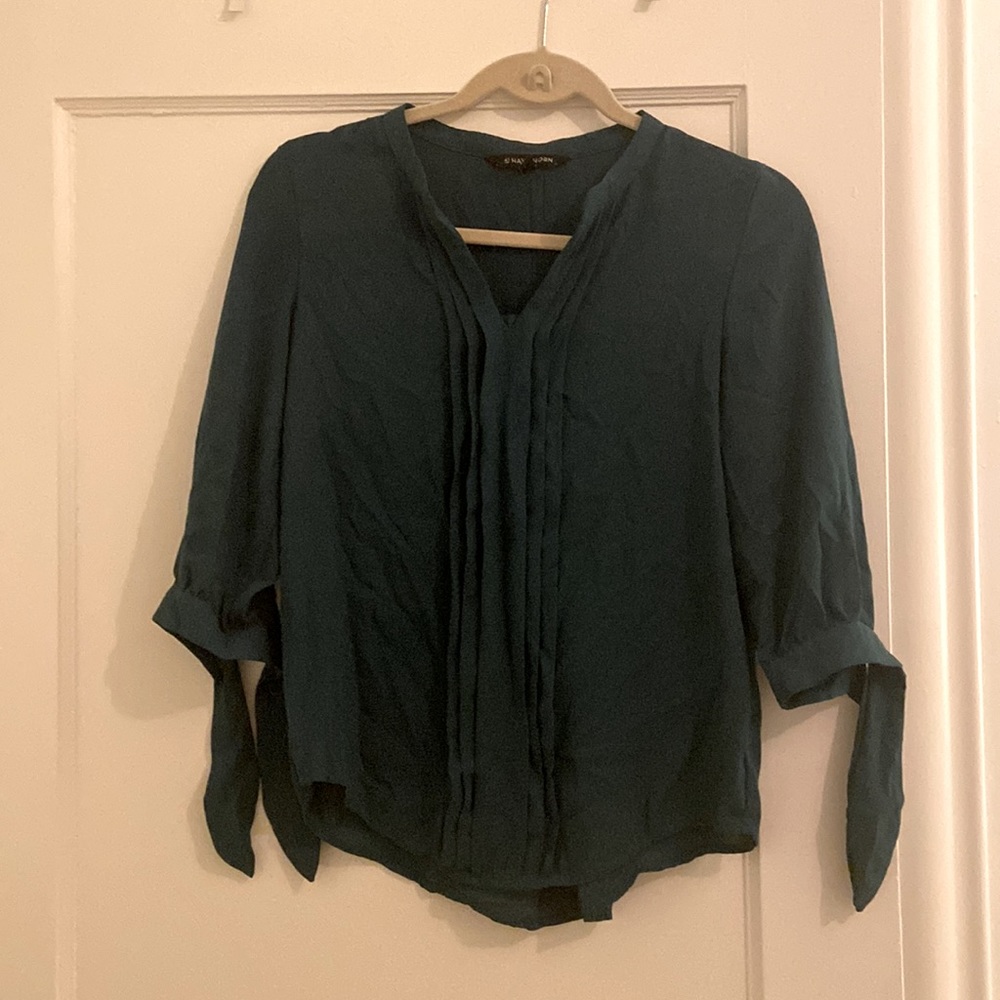 Green Hawthorne Blouse